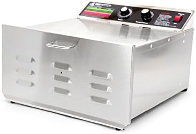 Five tray stainless steel food dehydrator