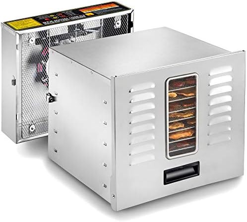 Ten tray 1200W stainless steel dehydra