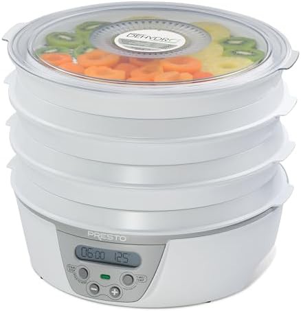 Digital electric dryer with six trays