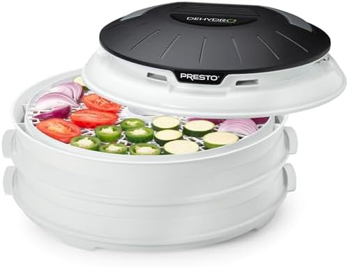 Electric food dehydrator with eight trays