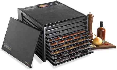 Nine tray black dehydrator with manual timer — photo 4