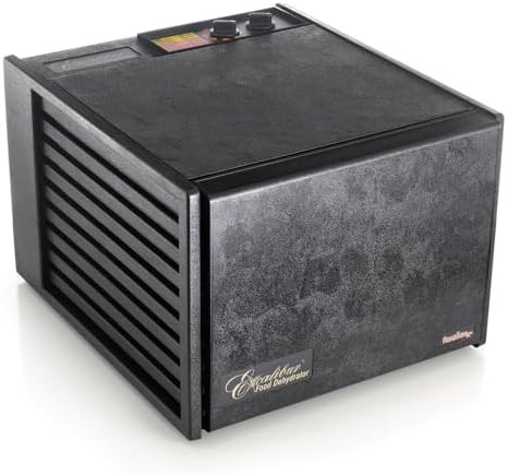 Nine tray black dehydrator with manual timer — photo 5