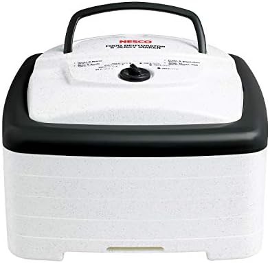 Square stackable eight tray white dehydrator