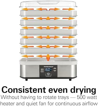 Five tray stackable BPA free digital dryer — photo 4