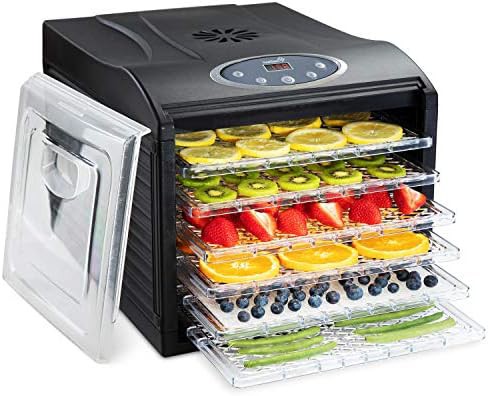 Six tray meat jerky digital dryer