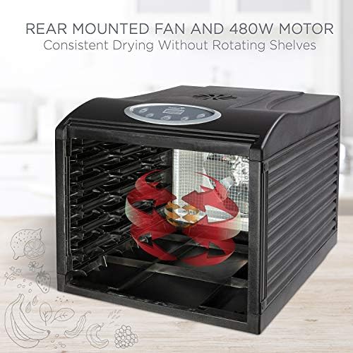 Six tray meat jerky digital dryer — photo 5