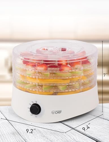 White five tray plastic food dehydrator — photo 3