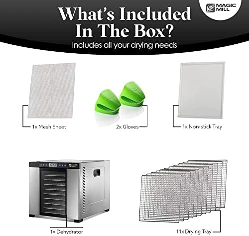 Eleven tray stainless steel food dryer — photo 3