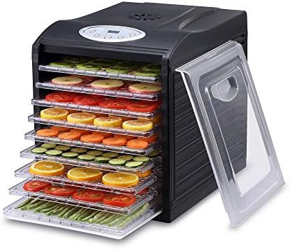 Nine tray silent plastic food dehydrator