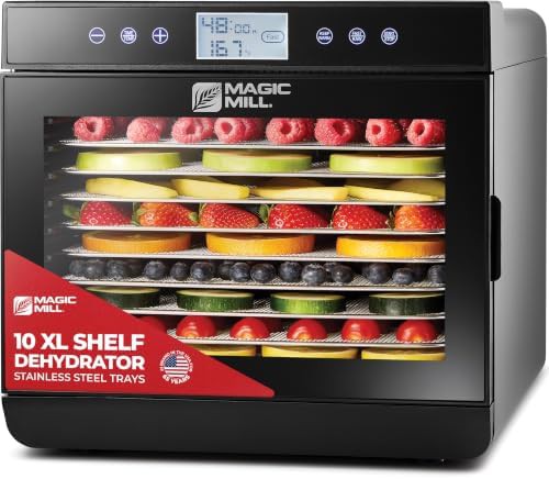 Ten tray premium digital food dryer