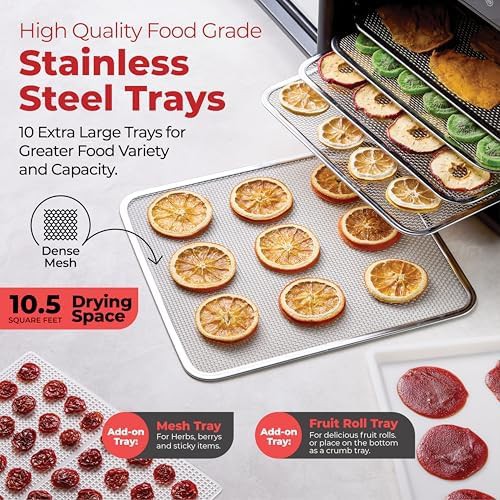Ten tray premium digital food dryer — photo 5