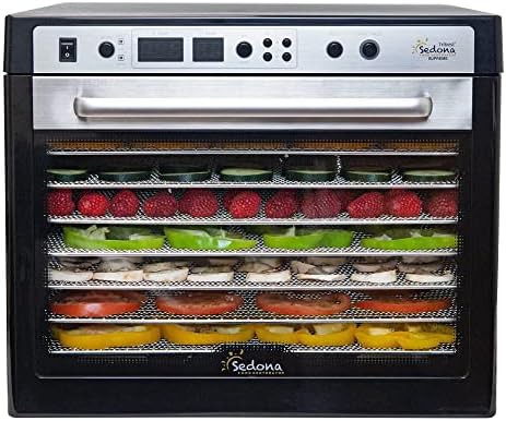Supreme commercial ten tray stainless dehydrator