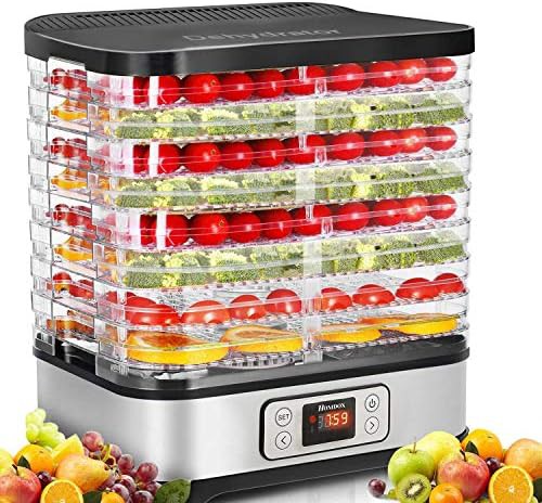 Eight tray bpa free plastic dehydrator
