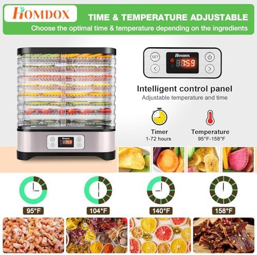 Eight tray bpa free plastic dehydrator — photo 5