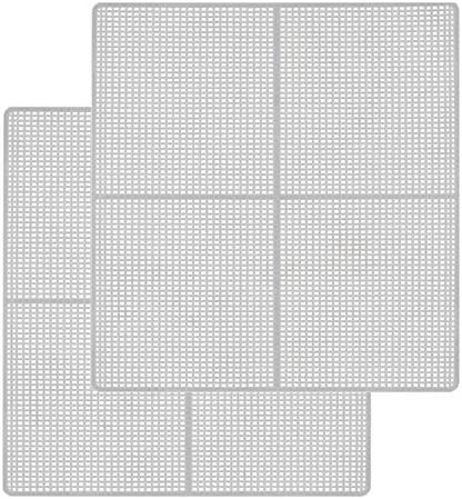 Mesh screen sheets for six trays