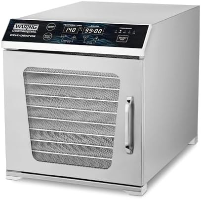 Commercial dehydrator with large mesh racks