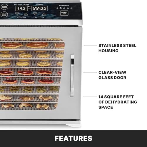 Commercial dehydrator with large mesh racks — photo 4