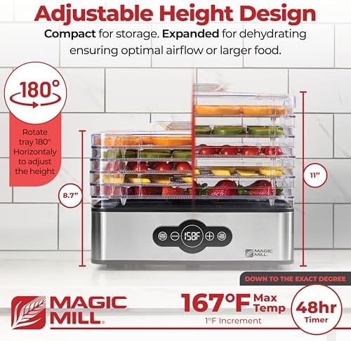 Five tray stackable stainless steel dryer — photo 3