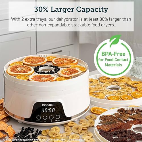 Five tray plastic food dehydrator machine — photo 3