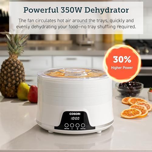 Five tray plastic food dehydrator machine — photo 4