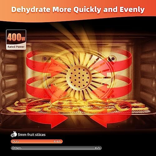 Compact 4 tray food dehydrator with digital timer — photo 3