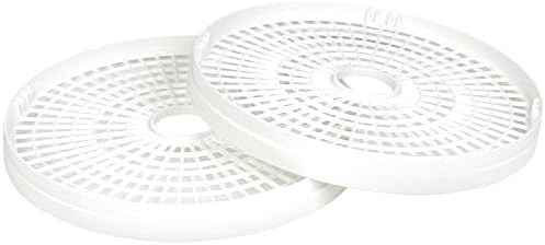 White plastic replacement trays five pack