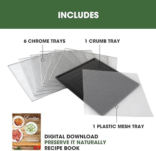 Six tray black dehydrator with french doors — photo 5