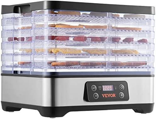 Five tray BPA free plastic food dryer