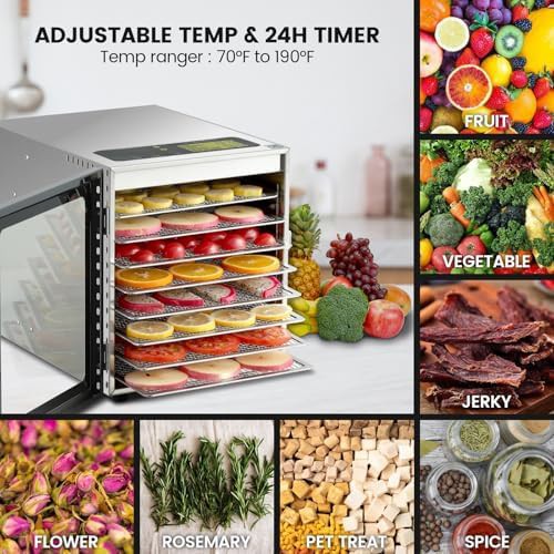 Eight tray stainless steel meat dehydrator — photo 5