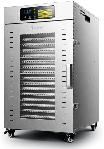 Large capacity 18 tray commercial dehydrator