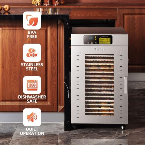 Large capacity 18 tray commercial dehydrator — photo 3