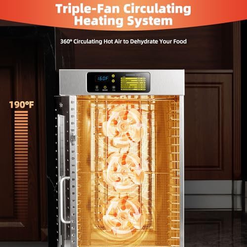 Large capacity 18 tray commercial dehydrator — photo 5