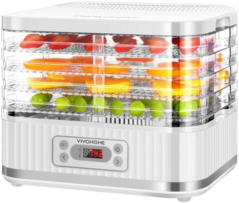 White five tray electric food hydrator