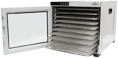 Six tray stainless steel digital dehydrator