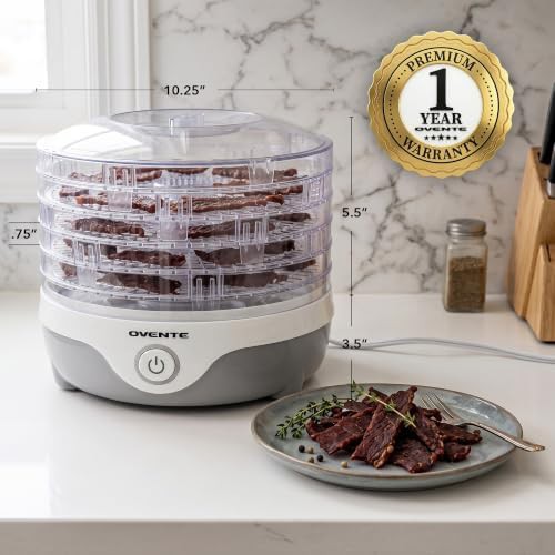 Grey five tray stackable food dehydrator — photo 5