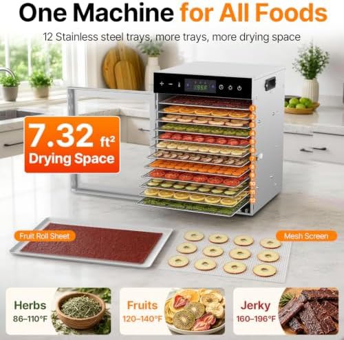 Twelve tray stainless steel food dehydrator — photo 4