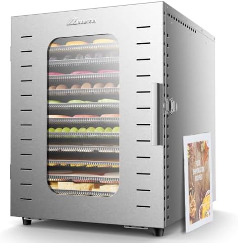 Commercial twelve tray 1200W stainless dryer