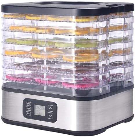 Six tray BPA free plastic dehydrator