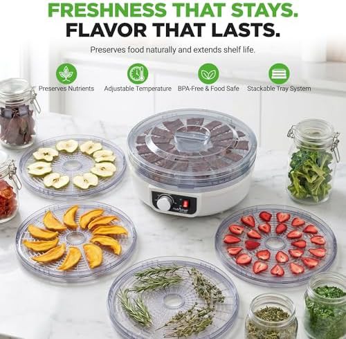 White five tray stackable food dehydrator — photo 3