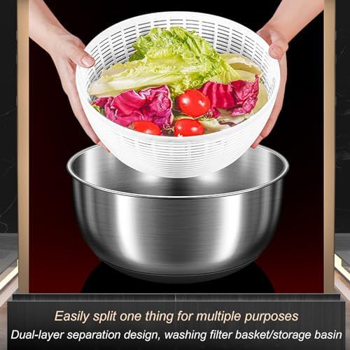Electric rechargeable salad spinner and dryer — photo 5