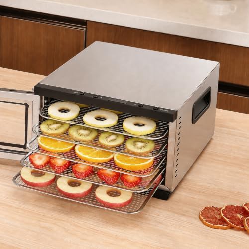 Silver five tray digital dehydrator