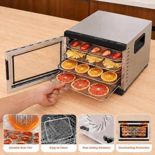 Silver five tray digital dehydrator — photo 4