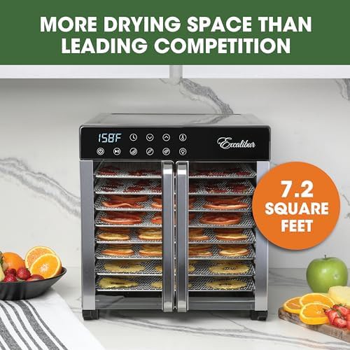 Eight tray stainless steel digital dehydrator — photo 3