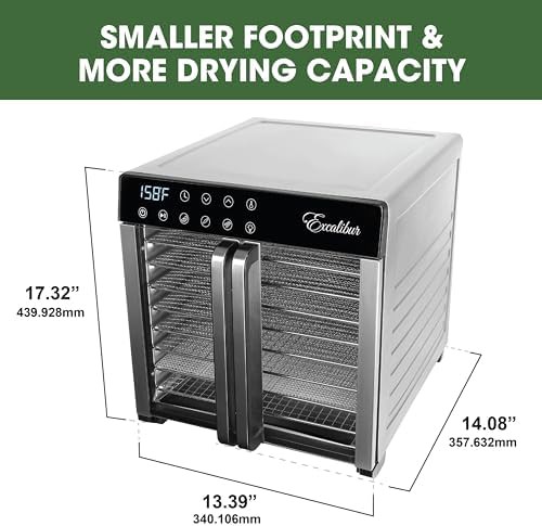 Eight tray stainless steel digital dehydrator — photo 4