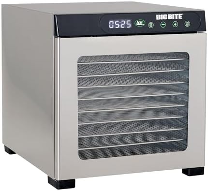 BigBite ten tray stainless dehydrator