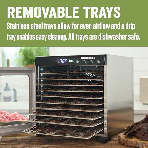 BigBite ten tray stainless dehydrator — photo 4