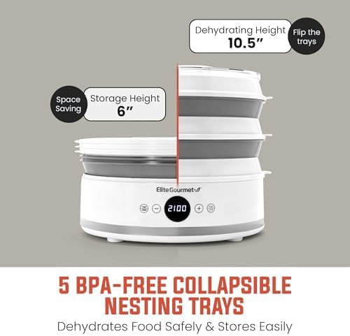 SlimStore stackable tray food dehydrator — photo 3