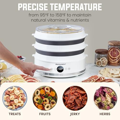 SlimStore stackable tray food dehydrator — photo 4
