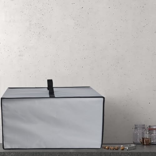 Grey nylon fabric machine dust cover — photo 3