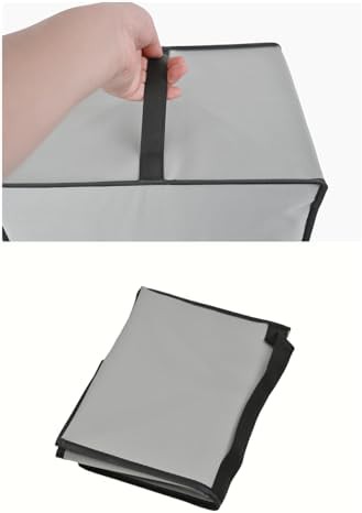 Grey nylon fabric machine dust cover — photo 5
